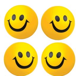 Smiley Soft Balls/Stress Reliever Smile Ball/Cute Funny Yellow Emoji Balls 4PC Handball-picture-11