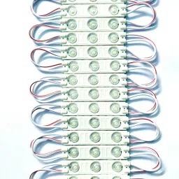 20 Pieces {WHITE} 12Volt 1.5 Watt DC Optical Lens 3 LED Module Lamp Decoration Light Electronic Hobby Kit-image-6
