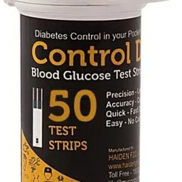 Control D 50 Glucometer Strips Only, No Glucometer Lancets-image-67