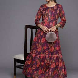 Varanga Floral Printed Maxi Dress-picture-55