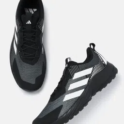 ADIDAS Men Woven Design Round-Toe Glimph V2 Trekking Shoes with Striped Detail-image-80