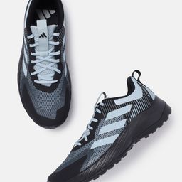 ADIDAS Men Woven Design Round-Toe Glimph V2 Trekking Shoes with Striped Detail-31