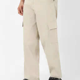Urbano Fashion Men Loose Baggy Fit Solid Cargo Cotton Pant with 6 Pockets Non-Stretchable-picture-24