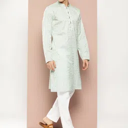 See Designs Ethnic Motifs Print Kurta with Pyjamas-56