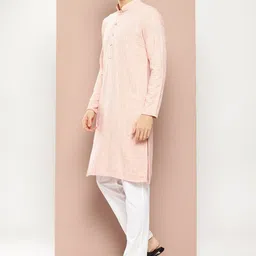See Designs Embroidered Sequinned Kurta with Pyjamas-24