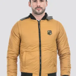 Lawman pg3 Men Reversible Crop Open Front Jacket with Patchwork-11