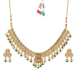 Peora Gold-Plated Beads Jewellery Set-image-16