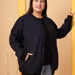 Rigo Plus Size Fleece Lightweight Open Front Jacket image 4