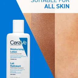 CeraVe Set of 2 Moisturizing Lotion for Normal to Dry Skin with Ceramides - 88ml each image 4