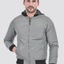 Lawman pg3 Men Reversible Crop Open Front Jacket with Patchwork image 4