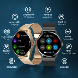 Titan Crest with 1.43" Amoled Display with BT Calling Smartwatch image 5