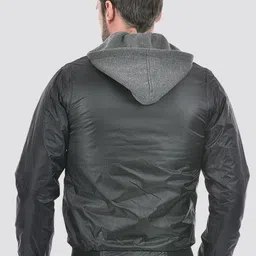 Lawman pg3 Men Reversible Crop Open Front Jacket with Patchwork image 2