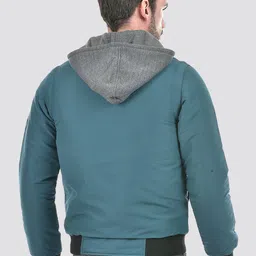 Lawman pg3 Men Reversible Crop Open Front Jacket with Patchwork image 5