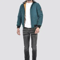 Lawman pg3 Men Reversible Crop Open Front Jacket with Patchwork image 2