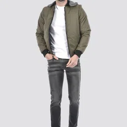 Lawman pg3 Men Reversible Crop Open Front Jacket with Patchwork image 3