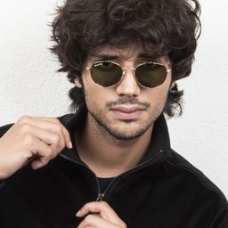 Ted Smith Unisex UV Protected Lens Aviator Sunglasses TSF-ELVIS_C3-29