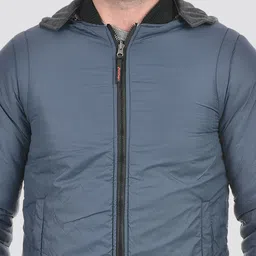 Lawman pg3 Men Reversible Crop Open Front Jacket with Patchwork image 3