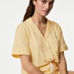 Women Cotton Shirt & Shorts Set-picture-12