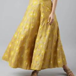 Women Printed Flared Palazzos-image-11