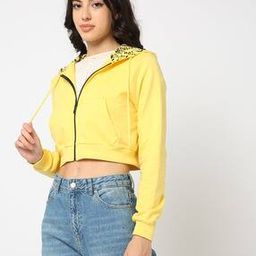 Women Regular Fit Hoodie with Kangaroo Pocket-picture-11