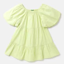 Tiered Dress with Butterfly Sleeves-image-19