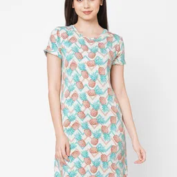 Sweet Dreams Pink Printed Nightdress-image-49
