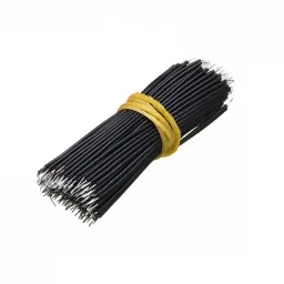 Motherboard, PCB, Breadboard Jumper Cable 150mm 24AWG (Black) – 50Pcs-1
