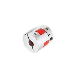Aluminum OD:25mm L:30mm Flexible Spider Shaft Coupling Bore: 8x8mm-15