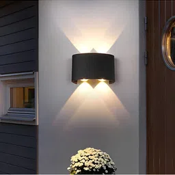 SPARK WORLD Yellow Metal Square Shape Outdoor Lamp-image-2