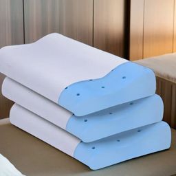 Sleepsia Set of 3 White Neck Pillow-23