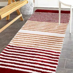 the home talk Red Polyester 24 x 60 Inches Machine Made Floor Runner-picture-27