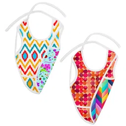 SuperBottoms Kids Pack of 2 Waterproof Reversible Bibs-34