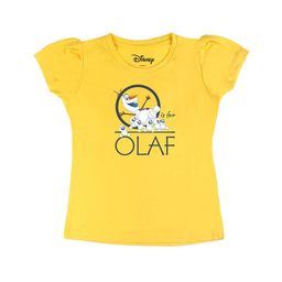 Disney by Wear Your Mind Girls Yellow Printed V-Neck T-shirt-image-62