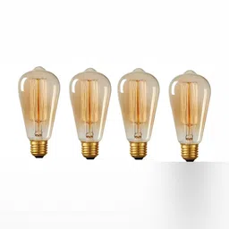 SPARK WORLD Yellow Glass Traditional Ceiling Lamp-1
