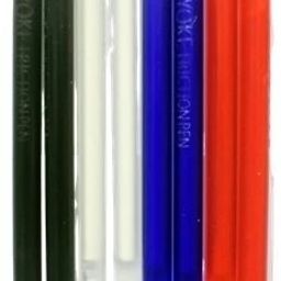 Heat erasable Pen 8 nos (Blue, Black, Red, White each 2 nos) 5 ml Marker Refill-30