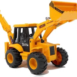 Diecast Friction JCB Dumper Truck Crane Excavator Construction Vehicles for Kids-29