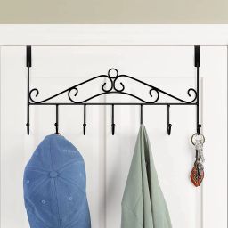 VISHWKARMA The Door Hook Hanger with 7 Hooks Hook Rail 7-17