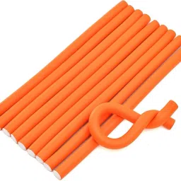 Soft Twist Hair Curlers and Rollers Rods In Foam - Pack of 10 Hair Curler-image-14