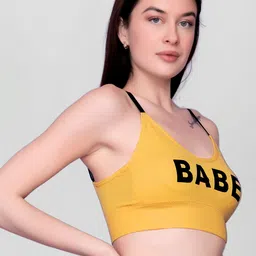 Flenzy Typography Bra Full Coverage image 4