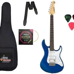 PACIFICA012 Electric Guitar, Dark Blue Metallic Combo Pack Solid Body Electric Guitar-image-38
