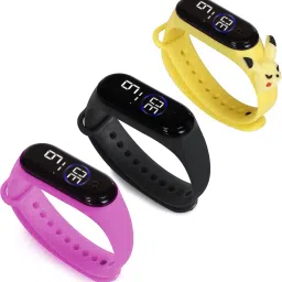 HYPERLEX 3 COMBO Stylish Digital LED Bracelet Band Wrist Watch for Kids, Boys & Men-image-81