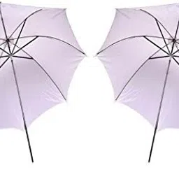 WON White Umbrella for Studio Strobe Flash -2 Pieces White Reflector Umbrella-36