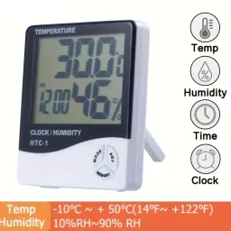 dwiza enterprise Digital White & Black Clock image 2