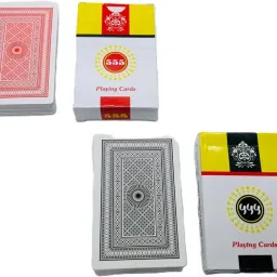 555 Mark Card Deck Set of 2 (Red & Black) / 555 Marked Magic Playing Card-3