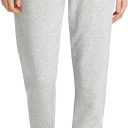 Power Graphic Pants Women Solid Grey Track Pants-image-16