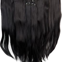 7 SET CLIP-IN VOLUMIZER DARK BROWN HAIR EXTENSIONS Hair Extension-15