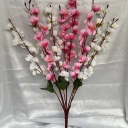 Multicolor Cherry Blossom Artificial Flower-8