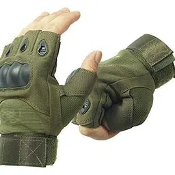 gjshop Rubber Knuckle Punch | Non-Slip Half Finger With Firm Padding Motorcycle Gloves Cycling Gloves-picture-44