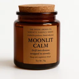 Moonlit Calm - Serenity Essence Series I Aromatherapy Candle I Sleep Aid I 70 g Candle-image-74