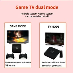 PTCMart Dual System in 1 Box, 5000+Games inbuilt & HD Android 9.1 Gaming box/Android box 32 GB with NDS PSP PS1 N64 image 5